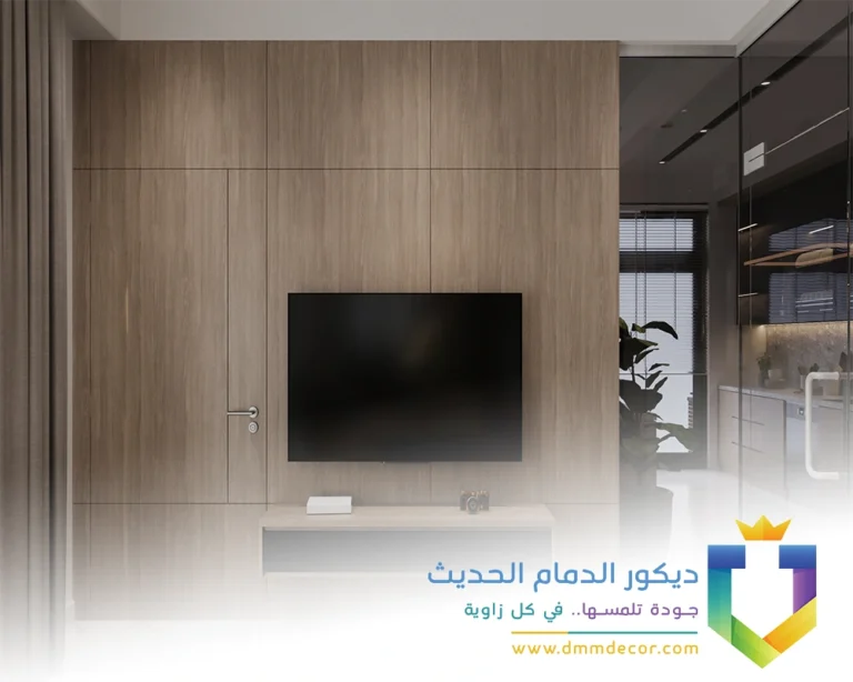 تركيب ديكور تلفزيون الخبر